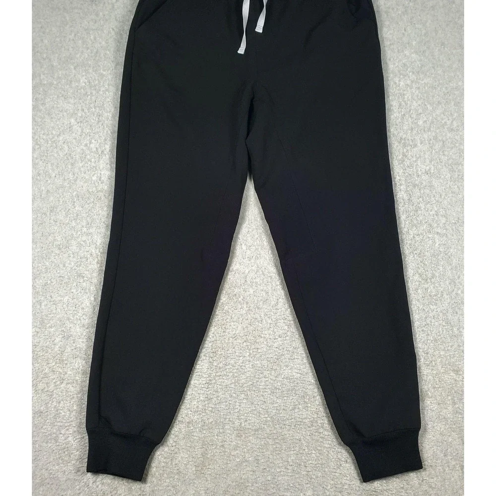 FIGS Jogger Pants Mens Large Black Technical Collection Tansen Scrub Stretch